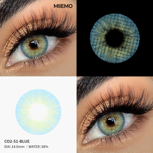 <span class=keywords><strong>Precio</strong></span> al por mayor Gafas de lujo naturales Lentes de contacto azules Múltiples estilos Lentes de contacto de colores anuales para ojos Muestras gratis - Product Image 2