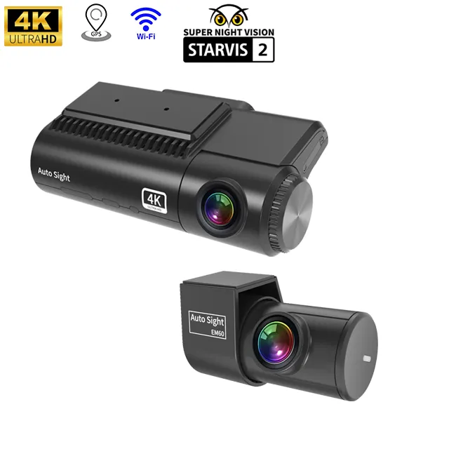 4K Car Recorder Dashcam Vehicle Blackbox Camera Front and Rear Starvis 2 For Car Recording Auto Sight Cam BRF128