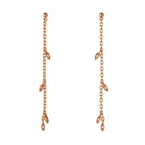 New High Quality <b>Fine</b> Fashion Fashion Ladies Jewelry New Product Handmade 925 Sterling Silver CZ Bush Ivy <b>Stud</b> <b>Earrings</b> - Product Image 5