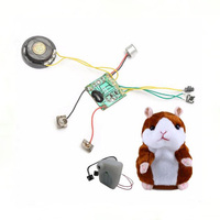 Module sonore HXS HXS-D03 de conception industrielle pour peluches, enregistrement vocal programmable, enregistrement sonore, haut-parleur métallique de 27 mm/29 mm/40 mm