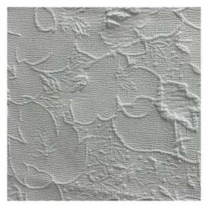 Neue Trends 3D Relief Blatt und Blume Jacquard 160g/m² 4-Wege Stretch Polyester Crinkle Textur Stoff für Kleid Bade bekleidung Mantel