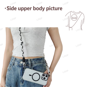 Yeni varış ayrılabilir Crossbody askı TPU <span class=keywords><strong>iphone</strong></span> için telefon kılıfı <span class=keywords><strong>iPhone</strong></span> manyetik kapak Crossbody bilek/boyun askısı seti kutusu - Product Image 4