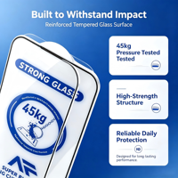 Protection d'écran personnalisée HD pour téléphone portable, film en verre trempé transparent 9H 3D 5D, protection d'écran pour Samsung IPhone 18 17/16/15 13 Pro Max