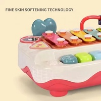 Kid Montessori Multifunctional Cake Rainbow Baby Music Plastic Percussion Instrument Kid Toy