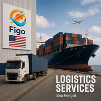 Transitaire international Figo Chine vers CA DE US UK DDP Express maritime avec service de dédouanement Agent d'expédition porte-à-porte