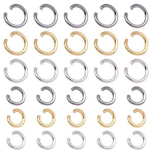 Connecteur en forme de C plaqué cuivre or blanc, taille moyenne, pour accessoires de bijoux DIY - Product Image 5