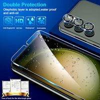 Protecteur d'écran en aluminium à haute teneur en empreintes digitales, échappement rapide 2.5D pour galaxy S24 Ultra plus, protecteur d'écran en verre trempé