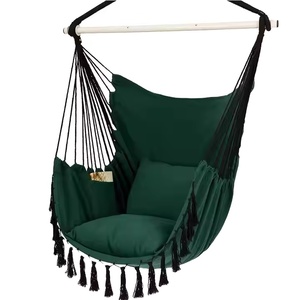Silla Hamaca de Metal de Gran Capacidad con Cojín de Algodón Suave y Bolsa de Transporte, 330 lb, para Adultos - Product Image 1