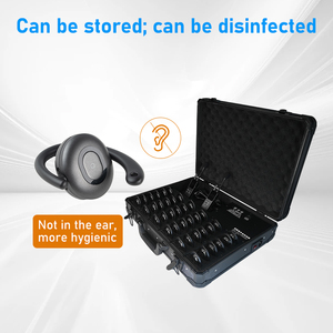 Biểu Tượng Tùy Chỉnh Không Dây Tiếng Ồn-Hủy Bỏ Tai Nghe Với <span class=keywords><strong>Microphone</strong></span> Clip Cho Lớp Học Giảng Dạy Các Cuộc Phỏng Vấn Tính Năng Sạc Chức Năng - Product Image 4