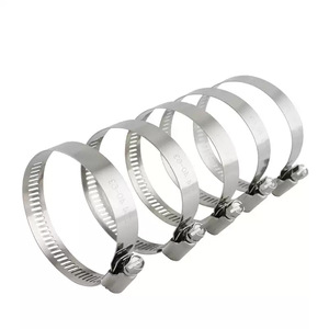 Holles Stainless Steel <b>Hose</b> <b>Clamps</b> 201 And 304 For Pipe Water Gas Repair General Use - Product Image 1