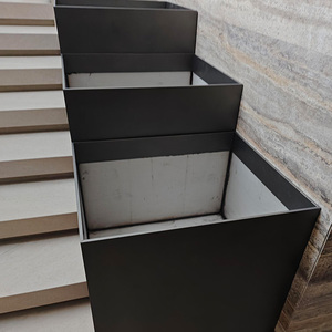 Jardinière surélevée en acier inoxydable 304 plaqué cuivre, artisanale, moderne et luxueuse, <span class=keywords><strong>pour</strong></span> l'<span class=keywords><strong>intérieur</strong></span> et l'extérieur, idéale <span class=keywords><strong>pour</strong></span> les escaliers - Product Image 6