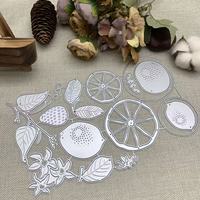 Matrice de découpe en métal en forme de citron pour albums photo DIY, boîtes cadeaux, cartes en papier, cartes de vœux et scrapbooking