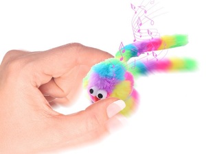<span class=keywords><strong>Jouet</strong></span> en peluche interactif pour chat en forme de souris, en fausse fourrure de <span class=keywords><strong>lapin</strong></span> douce, avec son et <span class=keywords><strong>pierre</strong></span>, en promotion - Product Image 2