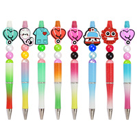 Perles de stylo gel rétractables personnalisables Accessoires de breloque de bricolage pour l'artisanat sur le thème médical et la fabrication de cadeaux