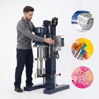Mélangeur de laboratoire haute vitesse pour polyuréthane et acrylique, machine de dispersion chimique 550W pour matériaux liquides