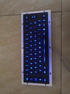 Tùy chỉnh IP65 không thấm nước không gỉ <span class=keywords><strong>USB</strong></span> Kim Loại bàn phím Bàn phím với Trackball Touchpad cho ATM kiosk ngành công nghiệp sử dụng bàn phụ kiện - Product Image 2