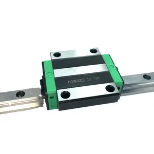 Beban berat linear guide block HG series linear guide rail 1000mm 2000mm 3000mm 4000mm untuk mesin CNC
