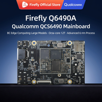 Carte de développement IA Edge Firefly CORE-6490JD4 Q6490A Qualcomm QCS6490 4G 8G RAM 64G Stockage Linux Ubuntu Robotique