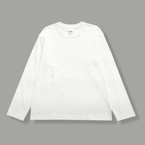 Wholesale 180g Heavy Weight 100% Cotton Oversized Men's Long Sleeve <b>Hip</b> Hop Knitted Blank Custom Logo Dyed T-shirts - Product Image 6