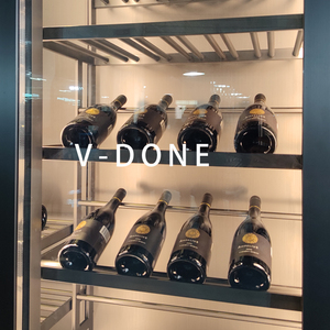 <span class=keywords><strong>Meuble</strong></span> de rangement personnalisé pour bar à <span class=keywords><strong>vin</strong></span> rouge, cave à whisky, étagères à <span class=keywords><strong>vin</strong></span> en verre pour hôtels et restaurants - Product Image 3