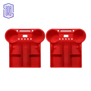 Sgabello con Ruote per Autolavaggio Surainbow, Sedile per Detailing <span class=keywords><strong>Auto</strong></span> con Organizer per Attrezzi e Vassoi Extra - Product Image 4