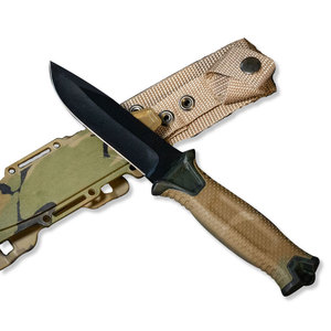 Cuchillos GACI para exteriores, cuchillo táctico para acampar, supervivencia, caza, acero inoxidable, hoja fija recta, funda de nailon, cinturón Industrial - Product Image 1