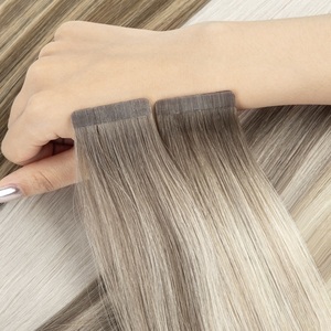 Extensiones de cabello Premium ruso 100% Remy Ombre Tape Hair Tape en extensiones de cabello humano - Product Image 2