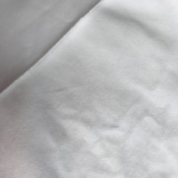 Tissu brut 100 % polyester blanc effet baby face pour produits ménagers - Vente chaude