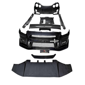 FPR + CF <span class=keywords><strong>เครื่อง</strong></span>ครอบกระโปรงข้างกันชนหน้า,ชุดกันชนหลังสไตล์ Nismo สำหรับ <span class=keywords><strong>GTR</strong></span> <span class=keywords><strong>R35</strong></span> - Product Image 1
