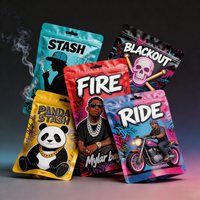 Sachets Doypack en plastique personnalisés anti-odeur de 3,5g, 7g, 14g, 28g, sacs Mylar de 3,5 grammes avec mon logo