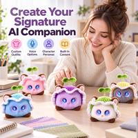 Pendentif en peluche robot IA personnalisé à détection tactile, pour l'apprentissage émotionnel des enfants, fabrication OEM, approvisionnement direct usine