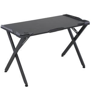 Bureau <span class=keywords><strong>de</strong></span> jeu électrique mobile moderne en forme <span class=keywords><strong>de</strong></span> X avec éclairage RGB, pas cher - Product Image 1
