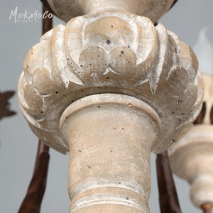<span class=keywords><strong>Lustre</strong></span> français dans un salon néoclassique rural, sculpture sur <span class=keywords><strong>bois</strong></span>, villa européenne simple, double escalier, <span class=keywords><strong>lustre</strong></span> <span class=keywords><strong>long</strong></span> - Product Image 5