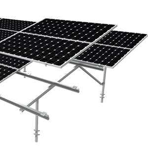 Sistema de montaje solar de alto rendimiento Riel U2V de acero galvanizado en caliente de aluminio para instalación de techo de tierra - Product Image 1