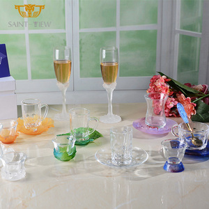 <span class=keywords><strong>Set</strong></span> di tazze <span class=keywords><strong>da</strong></span> <span class=keywords><strong>caffè</strong></span> riutilizzabili in vetro Dubai cristallo turco personalizzato - Product Image 6
