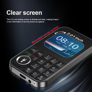 Mini Telefono Cellulare V9 Dual SIM Lunga Durata della Batteria Fotocamera Posteriore Multifunzione Telefono per Anziani con Tastierino Piccolo - Product Image 6