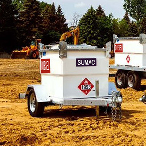 SUMAC Movable Carbon Steel Fuel Station Small Semi <strong>Trailer</strong> Mobile Petrol <strong>Container</strong> Petrol Station Filling <strong>Container</strong> - Product Image 2