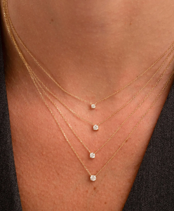 Collar con Colgante de Diamante Moissanita de Plata de Ley 925 de Alta Calidad para Mujer, Joyería Fina Minimalista y Delicada, Suministro de Fábrica - Product Image 2