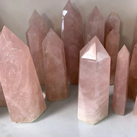 Tour à quartz rose naturel de haute qualité, vente en gros, livraison gratuite