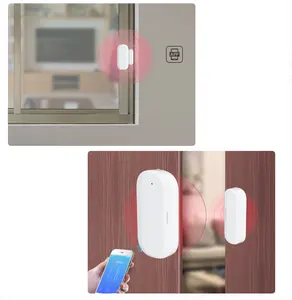 Zigbee Sensor Pintu Cerdas Tanpa Kabel, Alarm Terbuka Magnetik Cerdas Zigbee Sensor Keamanan Rumah Pintar