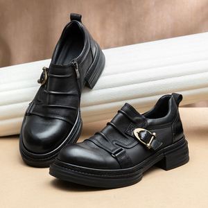 Men's Autumn Office Career Casual <b>Shoes</b> Fashionable New Style Handmade Uniquely Designed Party <b>Shoes</b> Height Increasing Rubber - Product Image 4