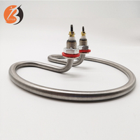 Chauffage tubulaire électrique flexible rond/circulaire pour fabricant d'eau