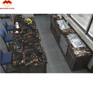 Losa de Mármol Negro Pulido de Italia, Alta Calidad, Ecológico y Duradero para Encimeras de Cocina, Baños, Pisos de Comedor - Product Image 4