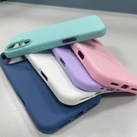 Coque Officielle en Silicone pour iPhone 17 Pro Max 17 Air XS Max 16 15 14 13 12 11 6 7 8 Plus – Coques Arrière Rigides Liquides avec Logo