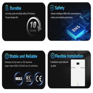 10KWH Lithium Battery <b>Storage</b> <b>System</b> 5KWh 15KWh PCS Hybrid Wall-Mounted CAN All in One - Product Image 6