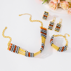 Conjunto de Collar de Monedas de Cuatro Piezas, Estilo Dubái, Alta Calidad, Elegante, Accesorios de Boda, Moda para Chicas, Vacaciones, Hogar - Product Image 4