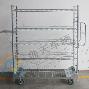 Multifunctionele Stalen Elektrische Order Picking Karren Voor Magazijn Magazijn Draad Mesh Order Picking <span class=keywords><strong>Trolley</strong></span> - Product Image 3