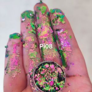 Unregelmäßige Sparkle Cosmetic Grade Multi chrom Chamäleon Flocken für Lidschatten Make-up - Product Image 1