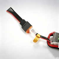 Câble d'extension d'équilibrage pour modèle RC 10cm 20cm 30cm 50cm JST-XH 2-6S compatible avec batterie LiPo 8S pour drone FPV Pièces RC