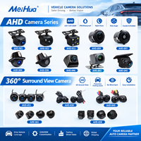 Meihua 360 °   Système de caméra de voiture avec 4 caméras fisheye, vue panoramique, surveillance environnante avec enregistrement DVR, vision nocturne étanche